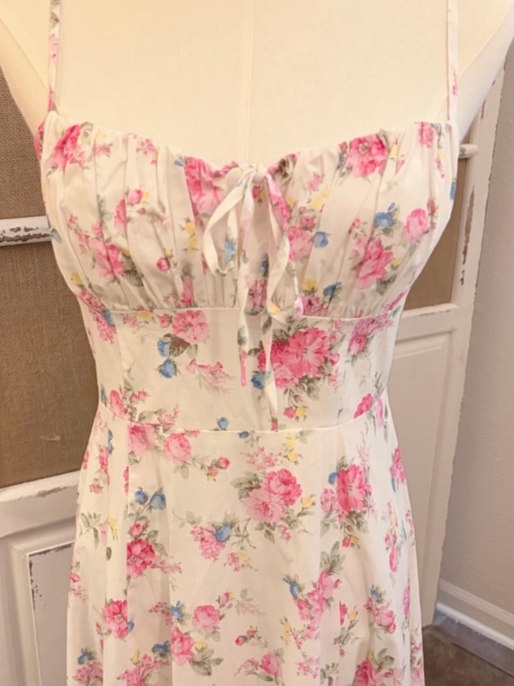 Altar’d State NWT Pink Floral Maxi Dress Romantic Garden Party Dress Small